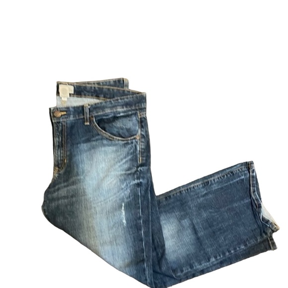 GAP Distressed Cropped Pants‎ Distressed Slim Boyfriend Jeans Dize 16/33 - Picture 1 of 6
